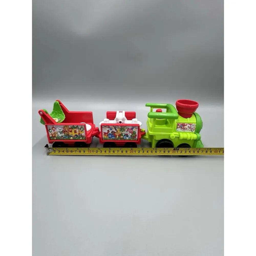 Vintage Little People Musical Christmas Train Fisher-Price Tested & Working